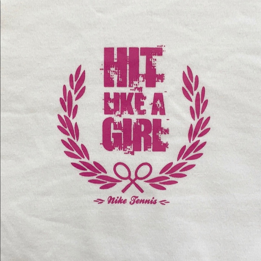 Nike Women’s Tennis “Hit Like a Girl” Short Sleeve
